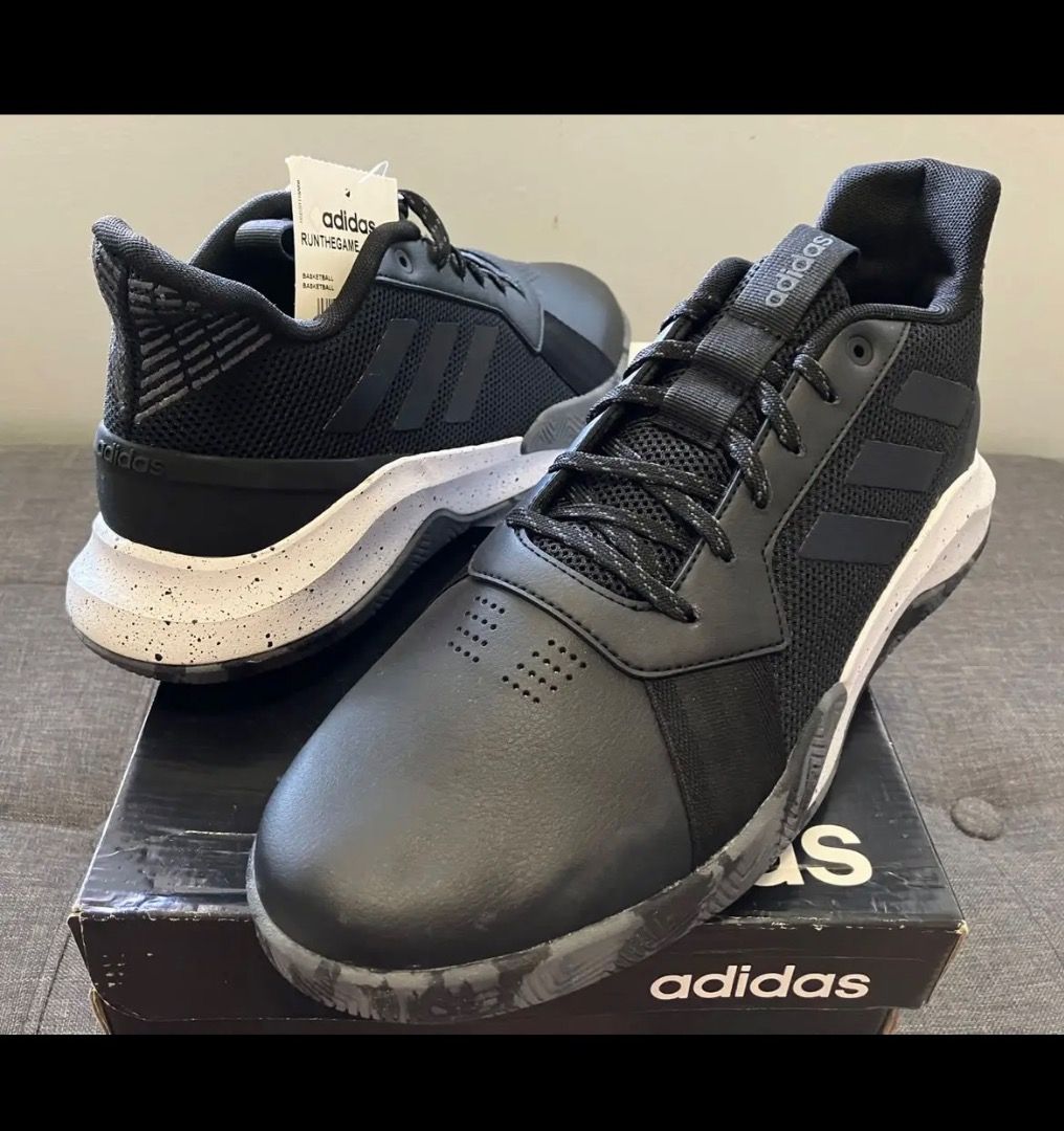 Adidas run the game men's basketball shoes outlet