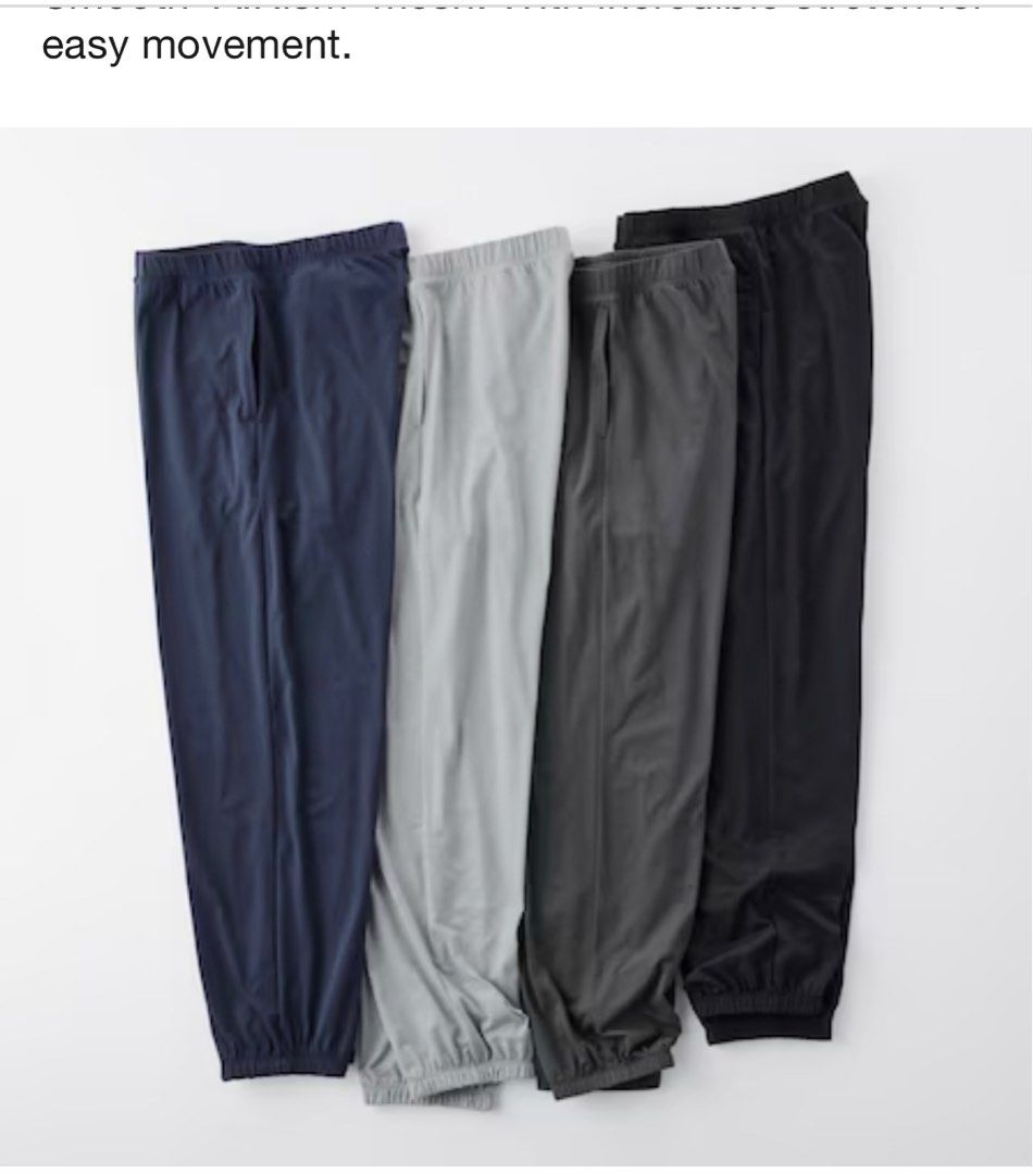 UNIQLO AIRism Ultra Stretch Easy Pants Unisex , Women's Fashion, Bottoms,  Other Bottoms on Carousell