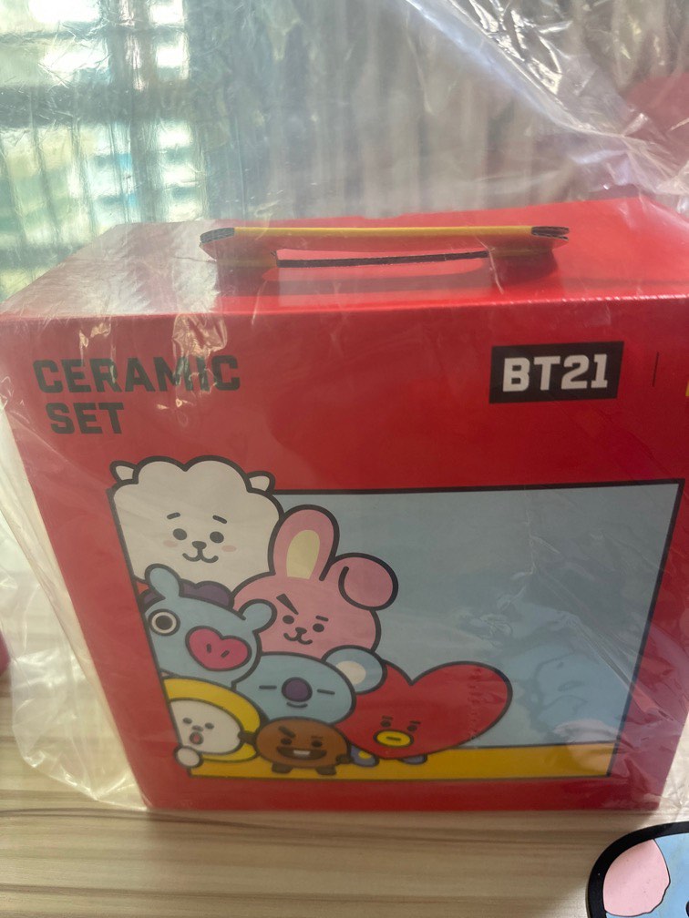 Bt21 ceramic set, Hobbies & Toys, Toys & Games on Carousell