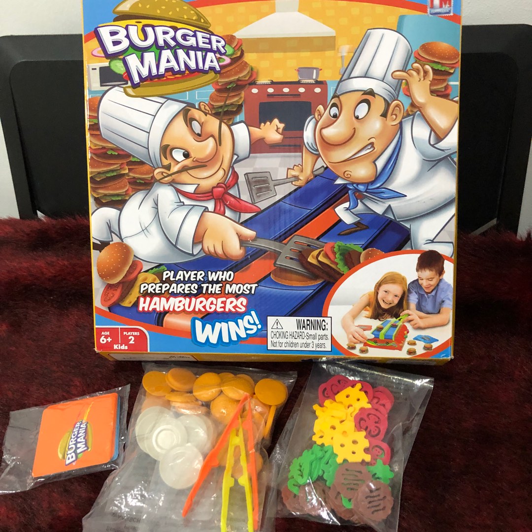 Burger Mania, Hobbies & Toys, Toys & Games on Carousell