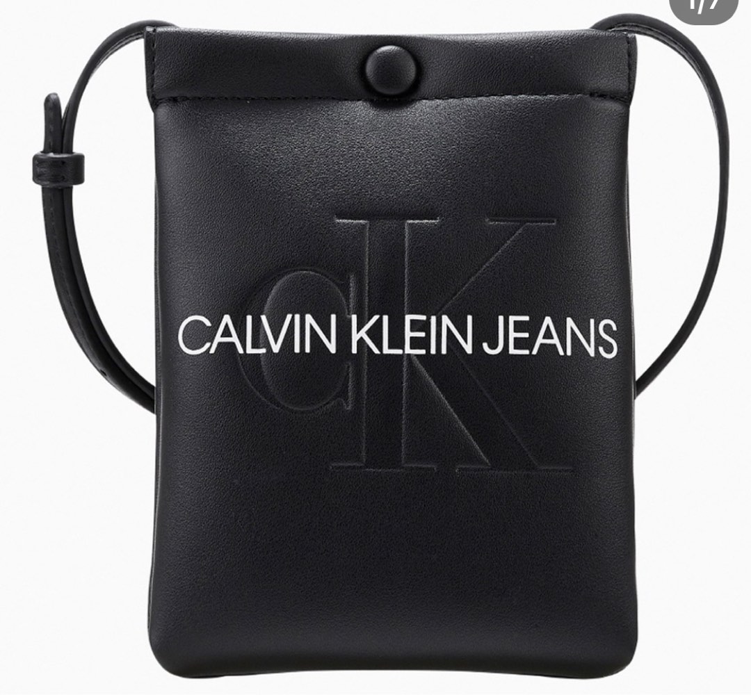 CALVIN KLEIN SLING BLACK BAG, Women's Fashion, Bags & Wallets, Cross