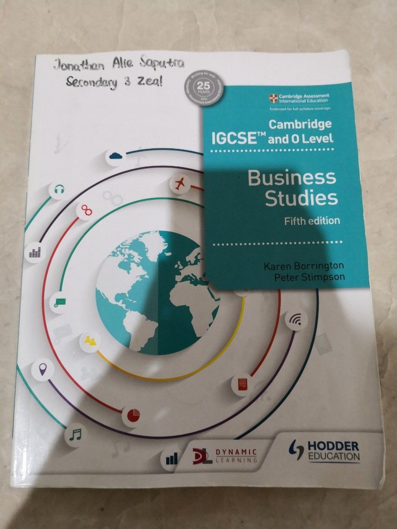 Cambridge igcse and o level business studies 5th edition karen
