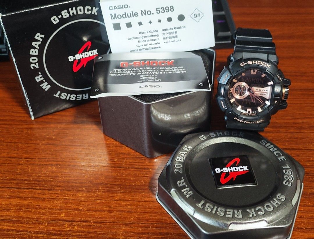 Casio G Shock GA 400GB Rose Gold