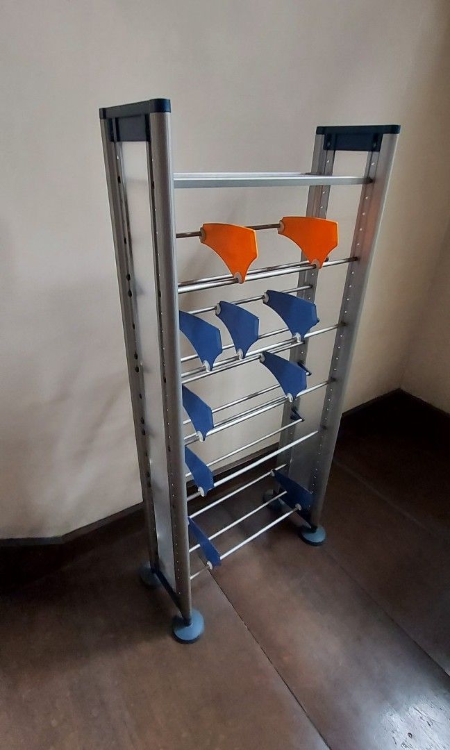 CD Rack (Category: Storage Boxes & Baskets) located in Quezon City. Submitted by ankrc2694 (Listing ID 1239555524, Image 1). Description: CD and DVD rack Adjustable Divider 5 Racks Width: 52cm Height: 116.6cm Depth: 20.8cm.