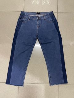 Celana jeans denim two tone import thailand