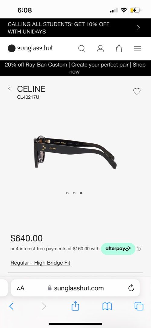 Celine Thelios Sunglasses, Women's Fashion, Watches & Accessories,  Sunglasses & Eyewear on Carousell