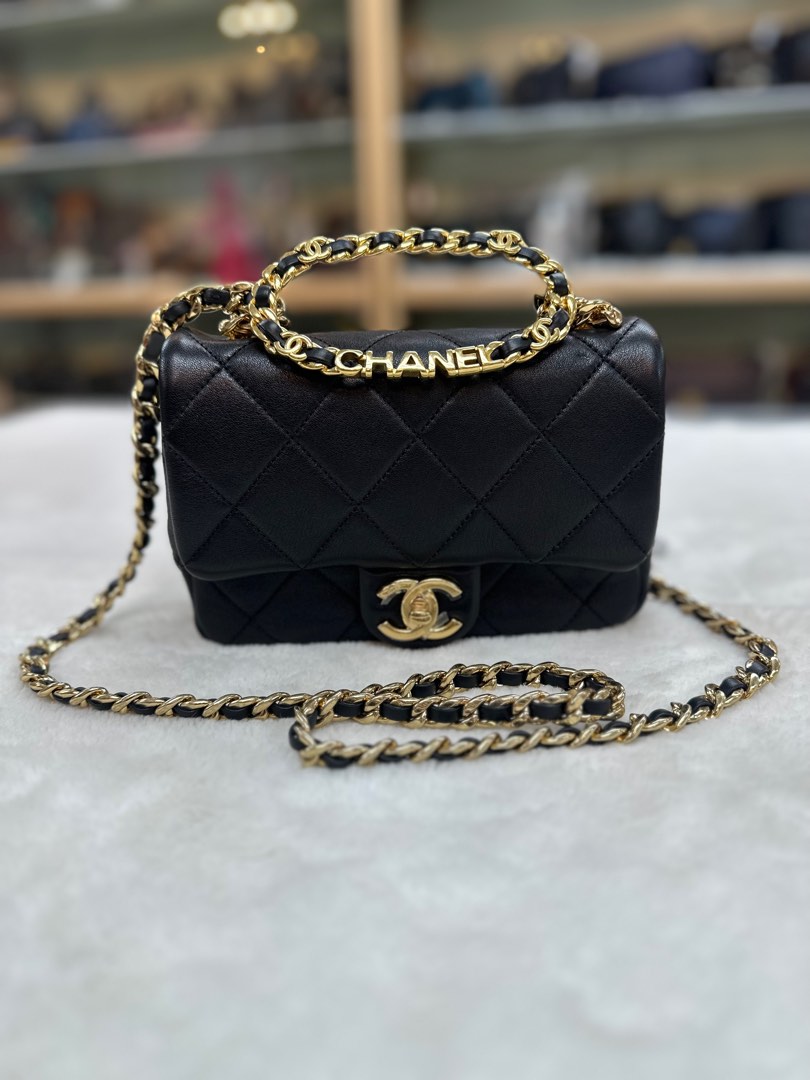 Chanel Square Flap Bag, Luxury, Bags & Wallets on Carousell