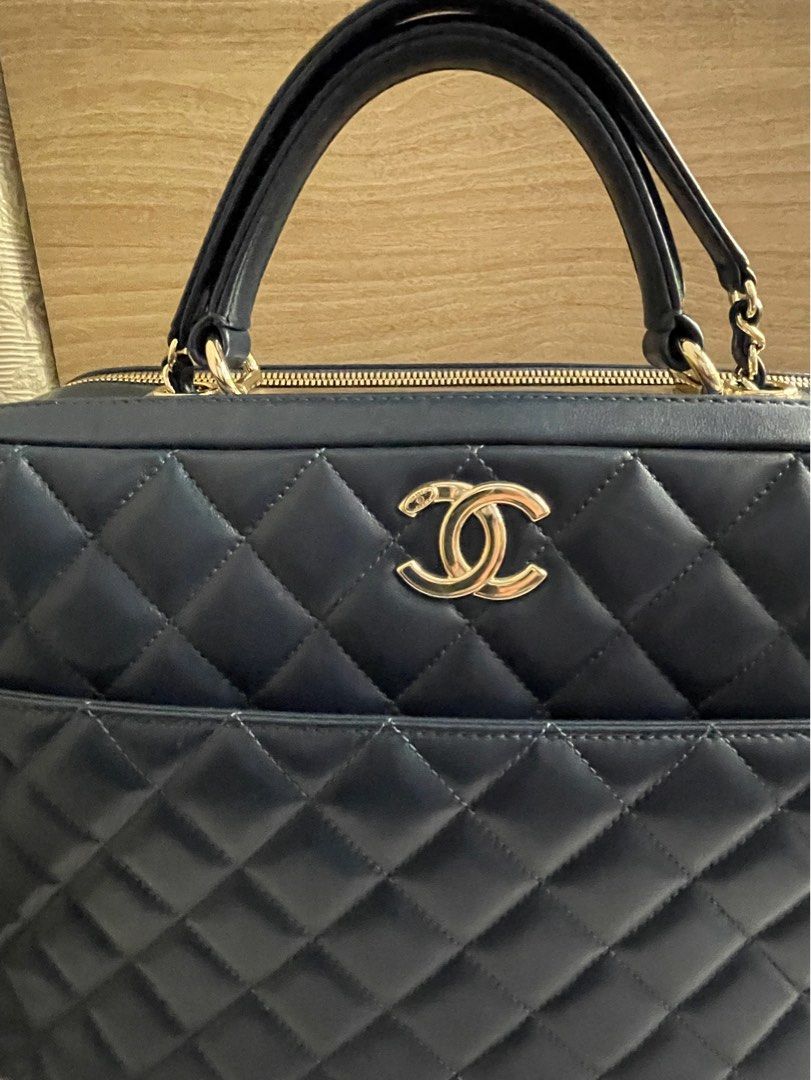 Chanel Trendy CC bowler bag fullset/Receipt, Luxury, Bags & Wallets on  Carousell