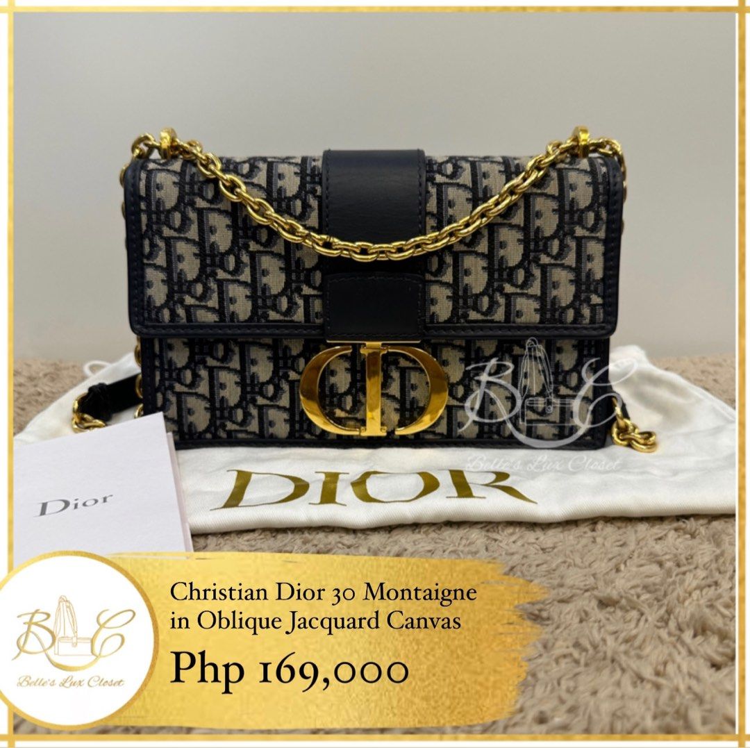 Christian Dior 30 Montaigne Box Bag, Luxury, Bags & Wallets on Carousell