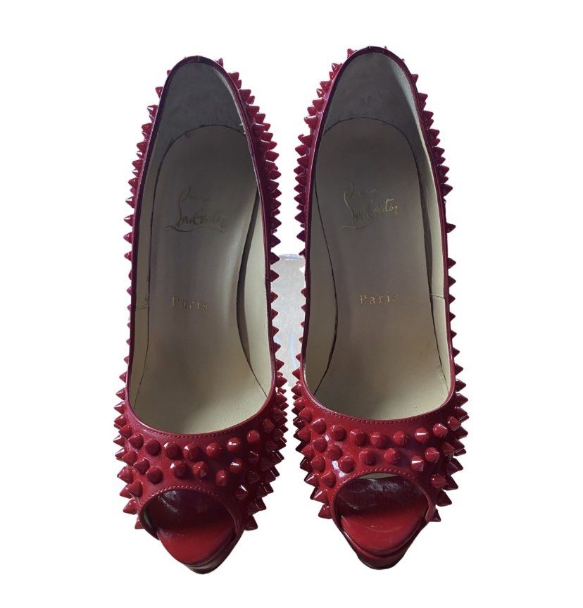 Christian louboutin lady best sale peep