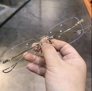 Chrome hearts frameless glasses