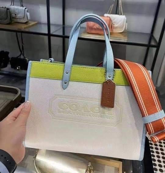 COACH®  Field Tote 30 In Colorblock With Coach Badge