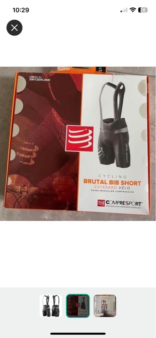 Compressport cycling brutal bib short deals