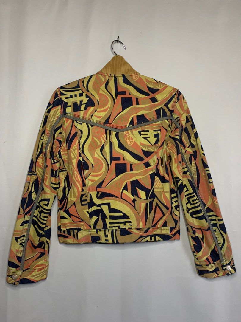 Coogi Denim Jacket (Category: Coats, Jackets and Outerwear) located in Baguio. Submitted by THRIFThingWars (Listing ID 1239629558, Image 2). Description: Size on Tag: S Width (pit to pit)- 18" Length- 22".