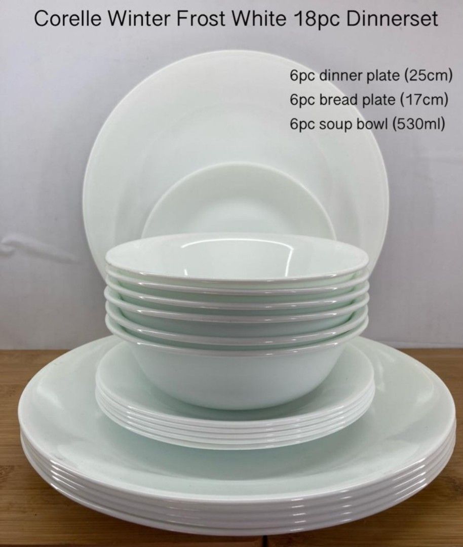 Corelle winter online frost white