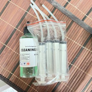 ￼Cuyi Cleaning Solution For Inkjet Printer & Syringe With Hose Bundle Package