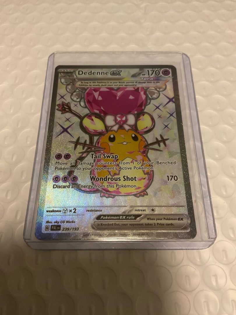 Dedenne Ex [Holo] #239 Pokemon Paldea Evolved (not charizard or pikachu),  Hobbies & Toys, Toys & Games on Carousell