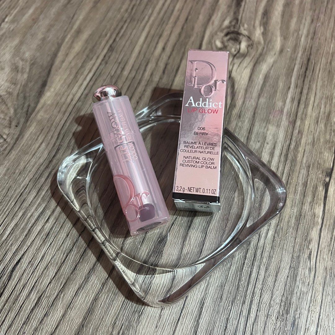 DIOR Addict Lip Glow Reviving Lip Balm 008 Berry 3.2g/0.11oz on Carousell