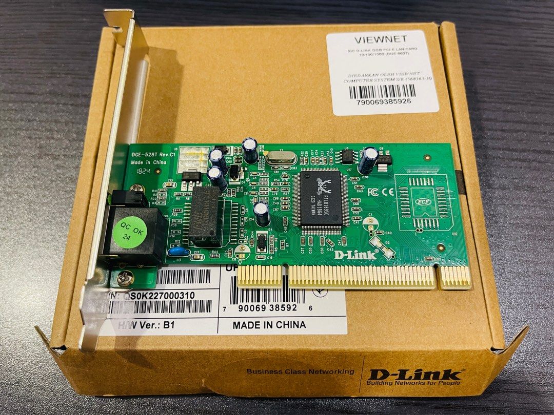 Dlink LAN card network card gigabit PCI, Computers & Tech, Parts