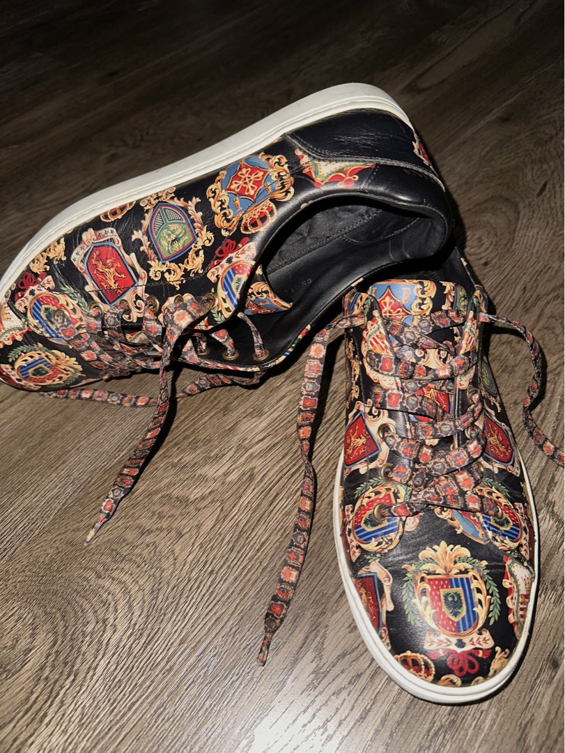 dolce gabbana royal sneakers