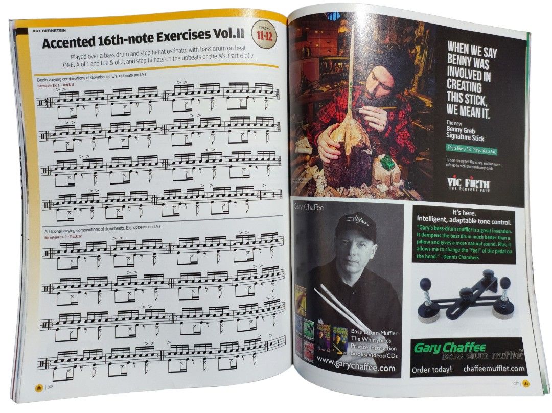 Drumhead Magazine for Drum Players Senri Kawaguchi vintage , Hobbies & Toys, Books & Magazines