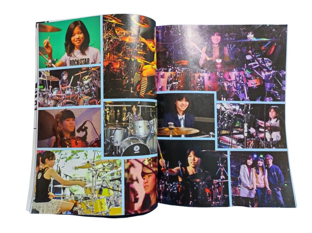 Drumhead Magazine for Drum Players Senri Kawaguchi vintage , Hobbies & Toys, Books & Magazines
