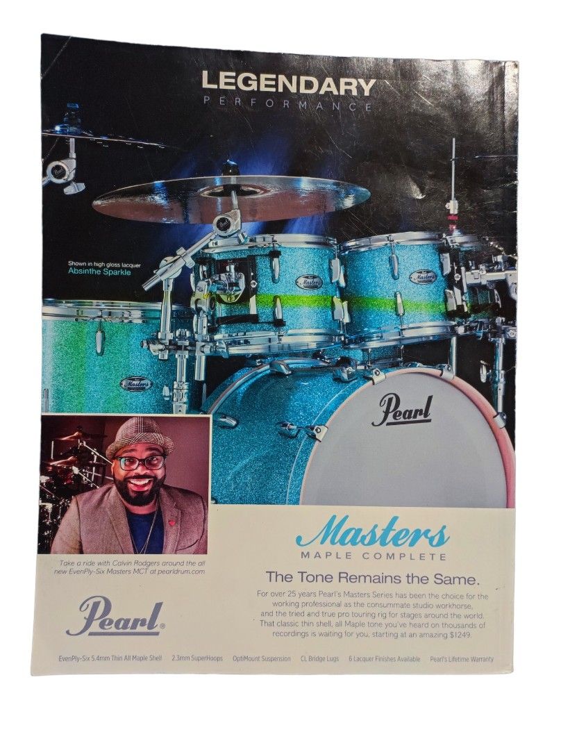 Drumhead Magazine for Drum Players Senri Kawaguchi vintage , Hobbies & Toys, Books & Magazines