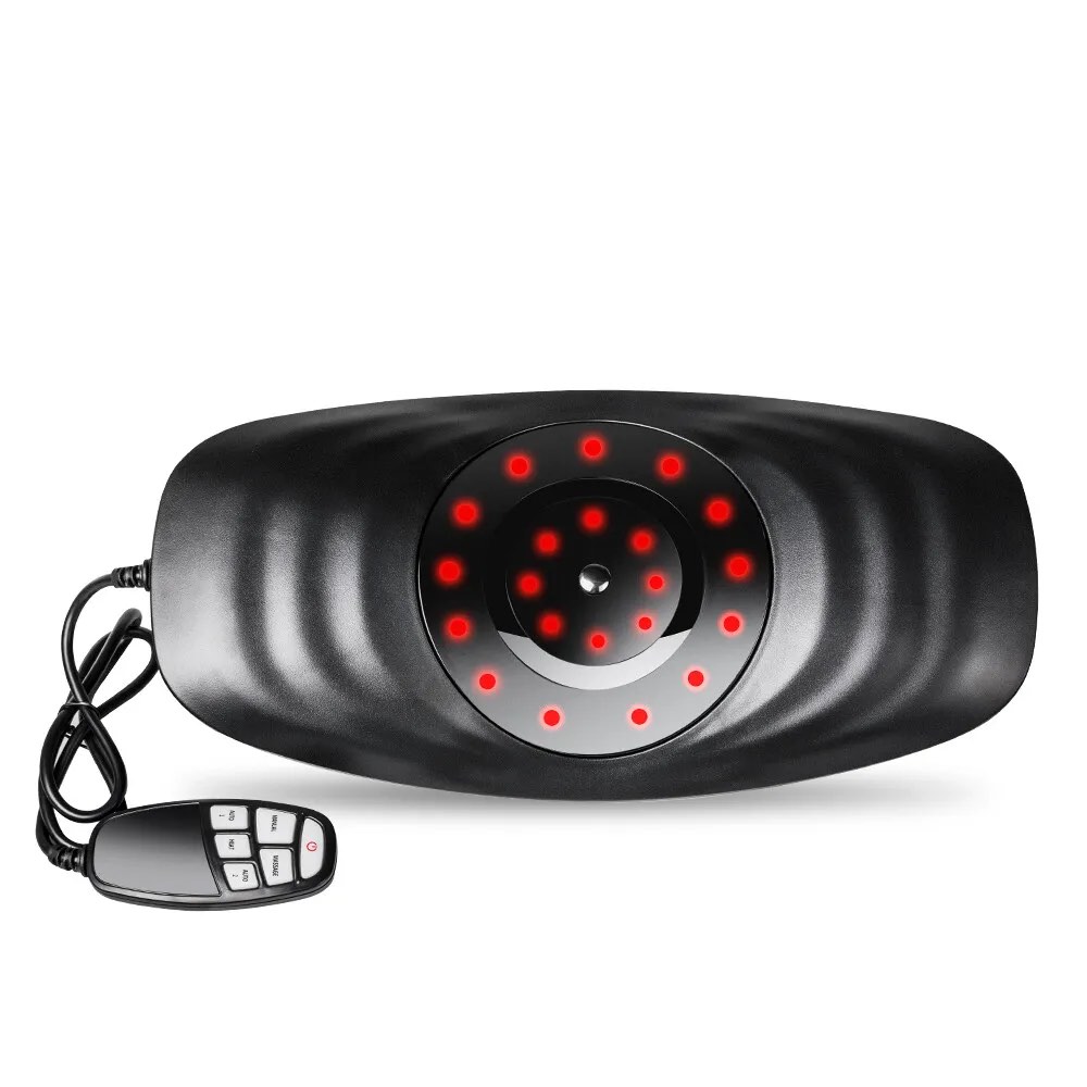 3-in-1 Electric Lumbar Support Pillow With Heat & Vibration - Adjustable Back Massager For Pain Relief In Chair Or Bed