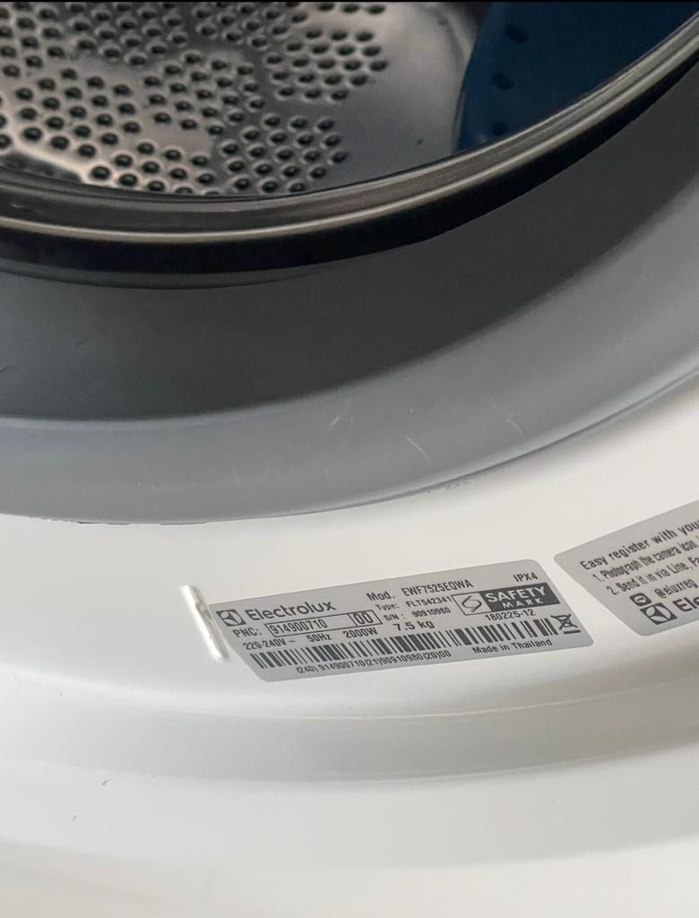 ELECTROLUX VENTING DRYER AND7.5KG FRONT LOAD WASHING MACHINE, TV & Home