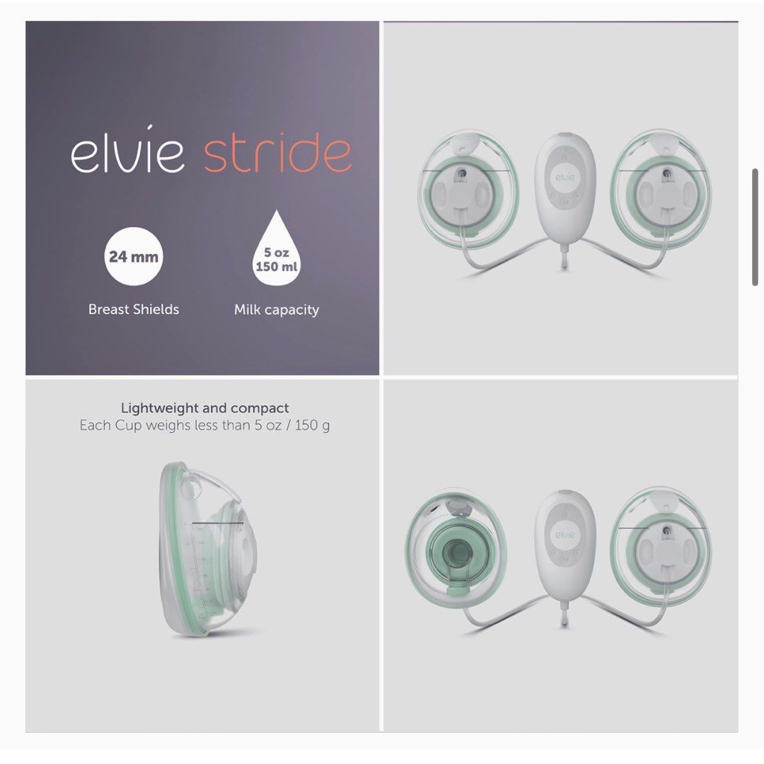 Elvie Stride Double Pump (Hospital Grade), Babies & Kids, Nursing