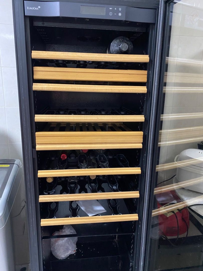 Eurocave built top in wine cooler