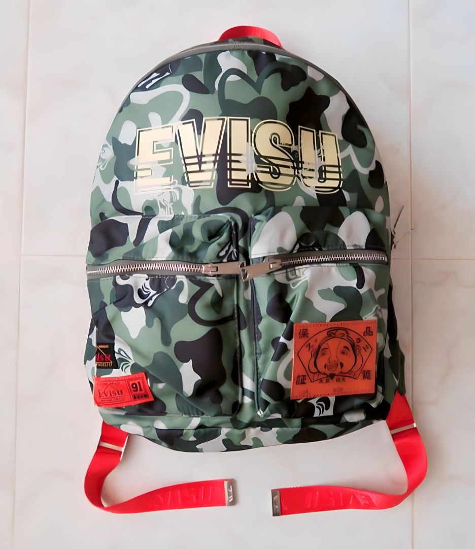 Evisu Heritage Backpack Camo (Category: Backpacks) located in Aritao. Submitted by moanthrift (Listing ID 1239644335, Image 1). Description: No Issue Brand New Condition.