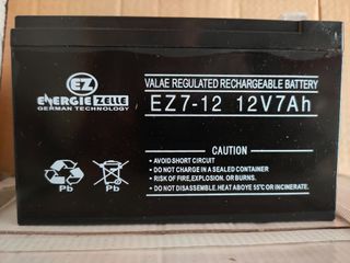 (Less P100!) EZ-7AH 12V Lead Acid Rechargeable Maintenance Free UPS Battery