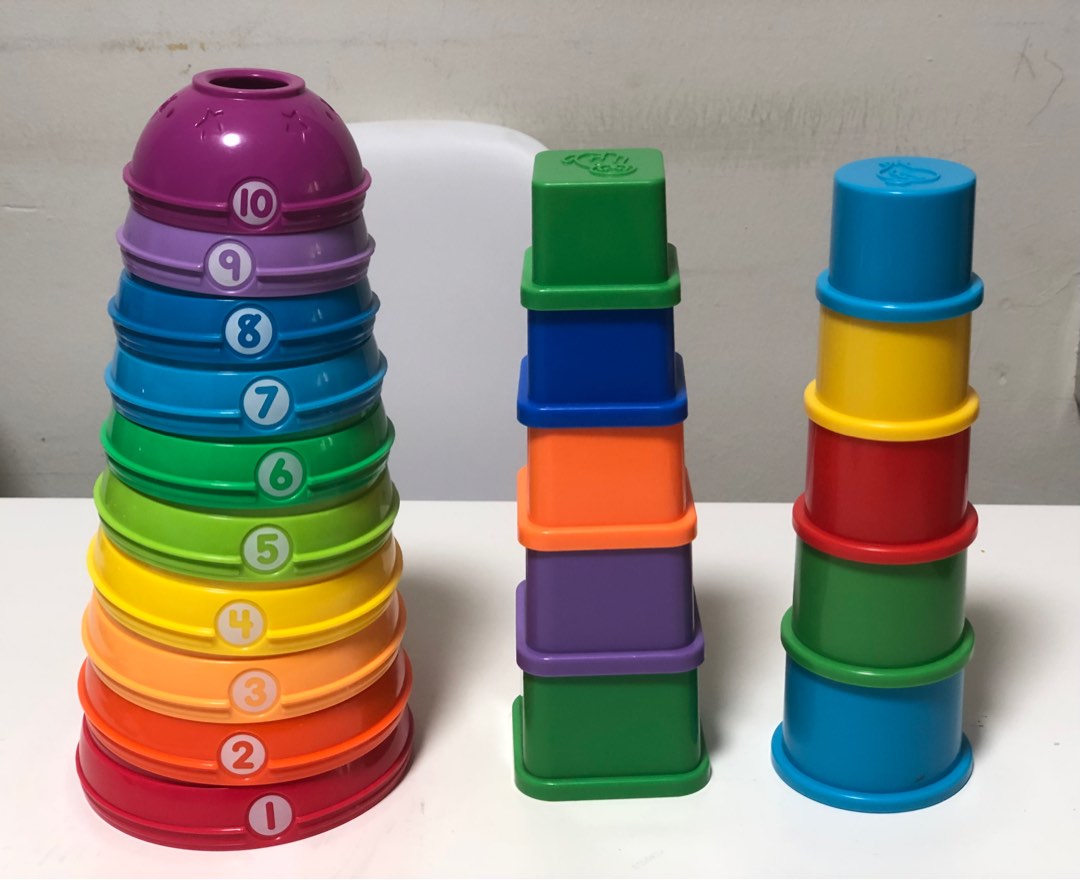 Fisher price stacking top bowls