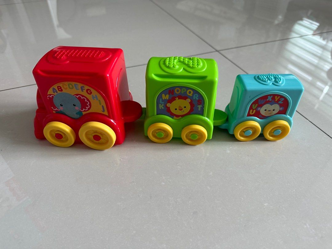 Fisher Price Stack Roll Choo Choo Train Multi Colour Babies