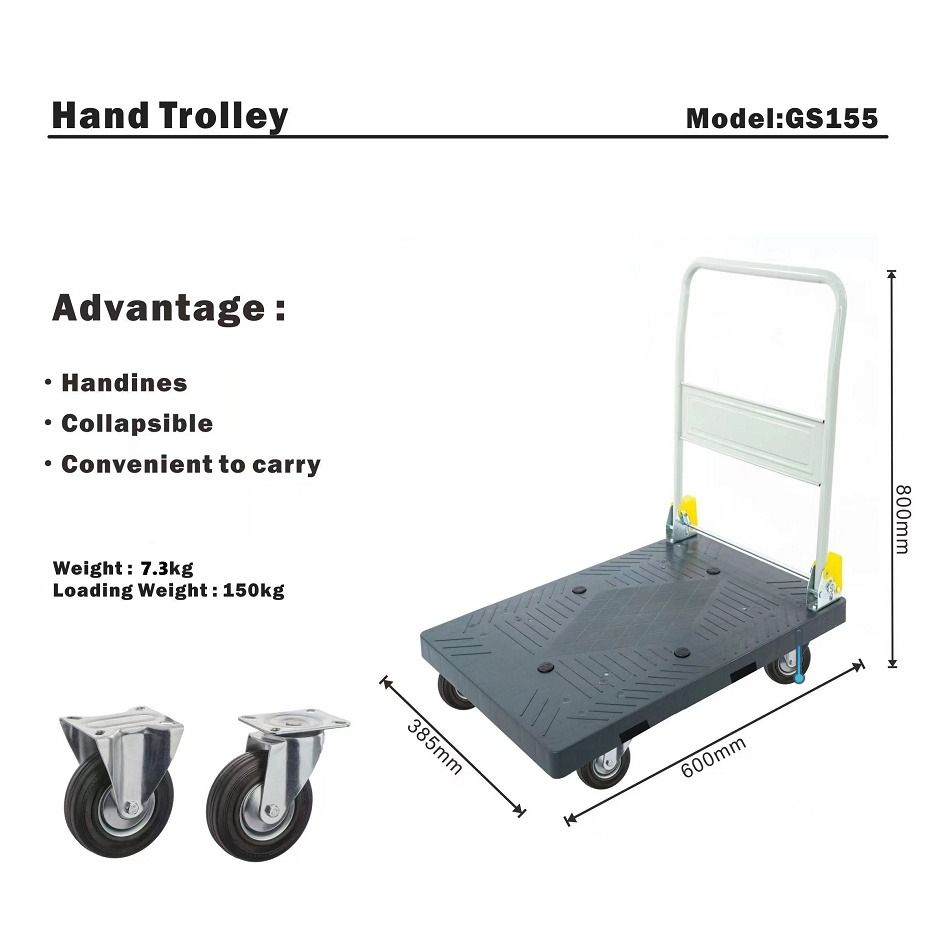 Foldable Platform Trolley / Trollies / Heavy Duty / Warehouse ...