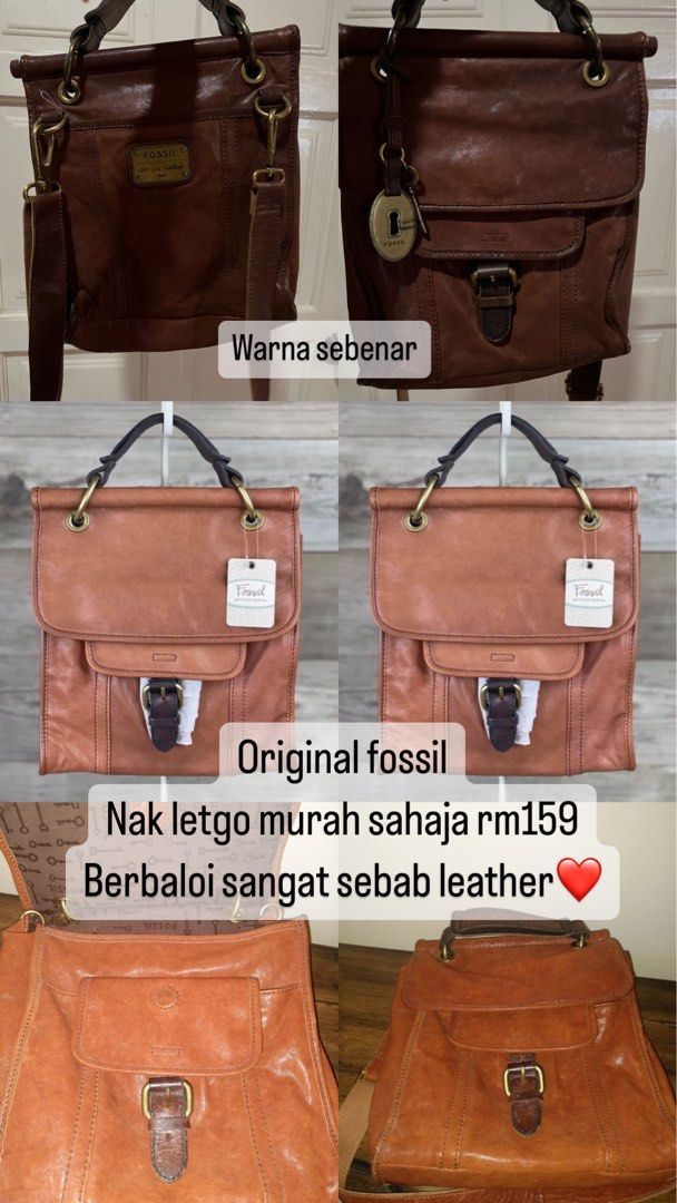 Handbag online fossil murah