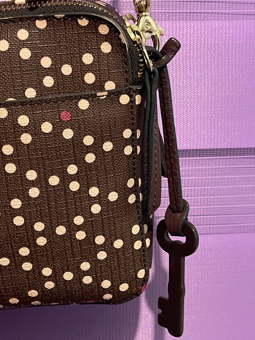 Fossil polka deals dot crossbody