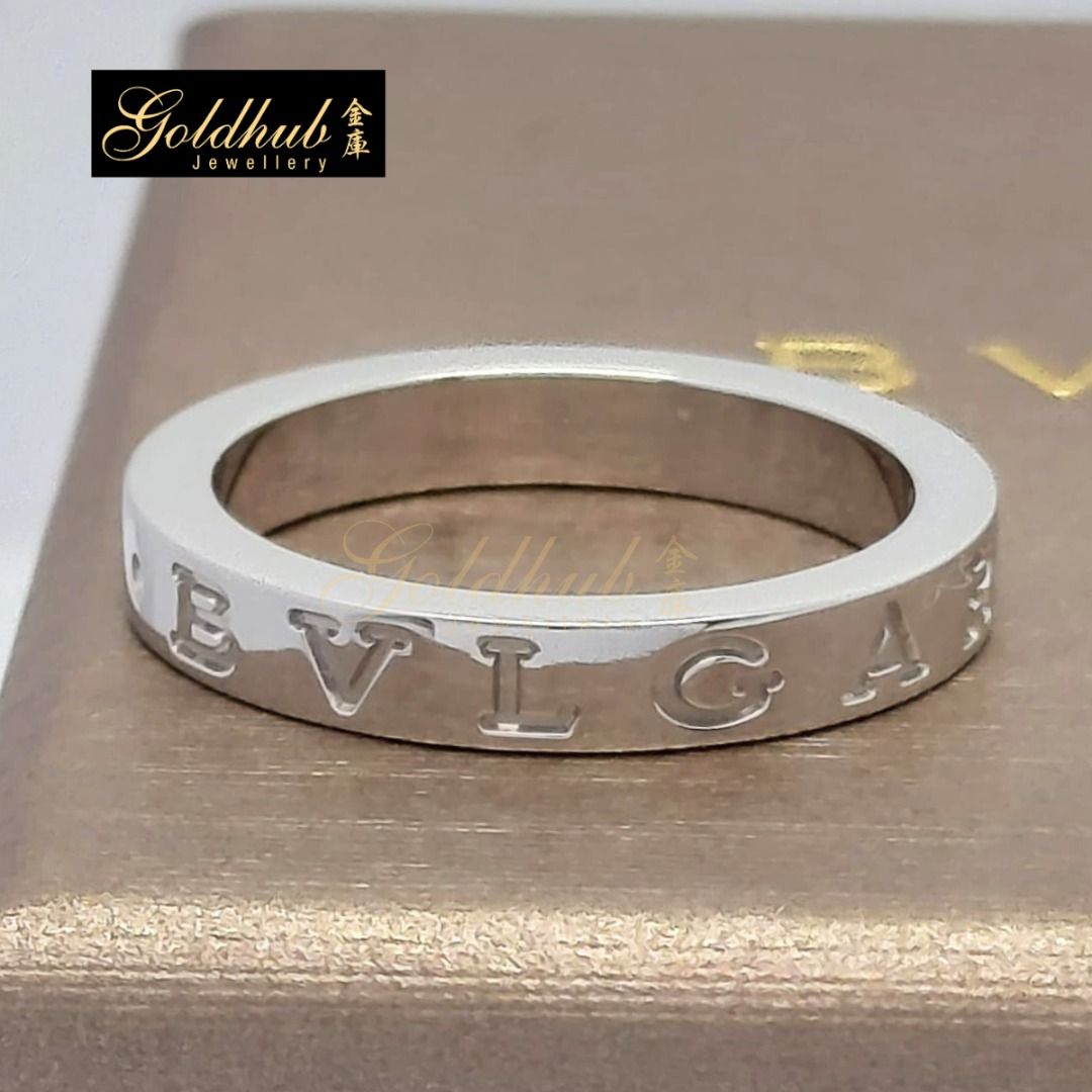 EU Size 49 PT950 Pre loved Bvlgari Bvlgari Ring in Platinum