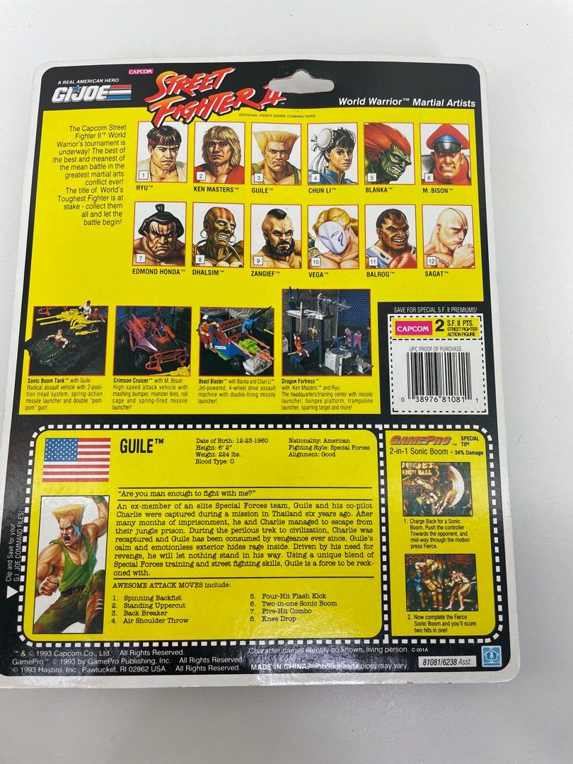 Street fighter 2 gi joe hot sale