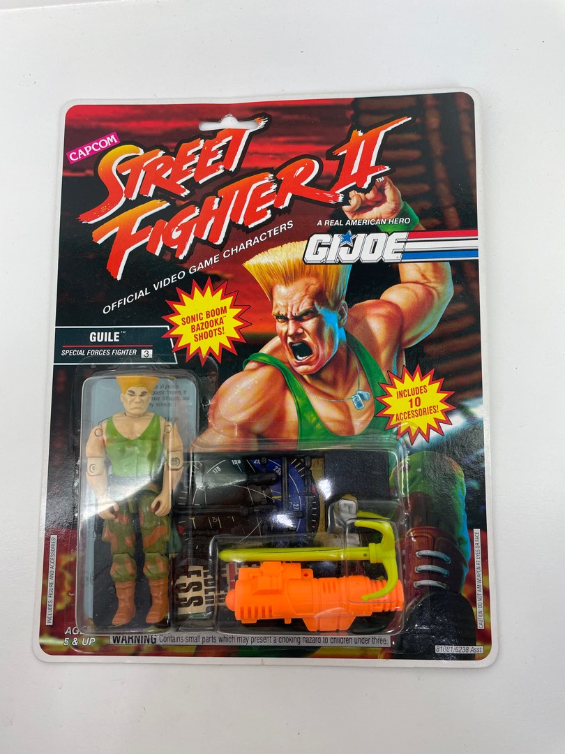 G.I Joe vintage 1993 STREETFIGHTER GUILE ACTION FIGURE SEALED