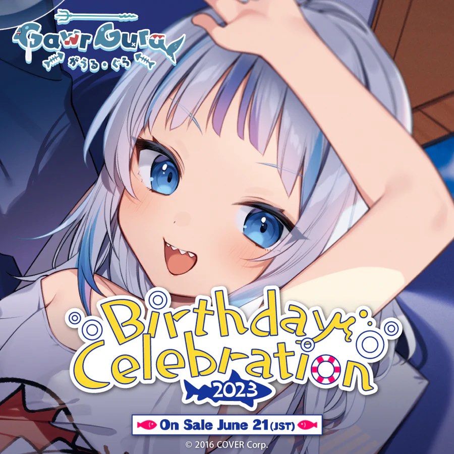 [HANDWRITTEN] Gawr Gura Birthday Celebration 2023, Hobbies & Toys