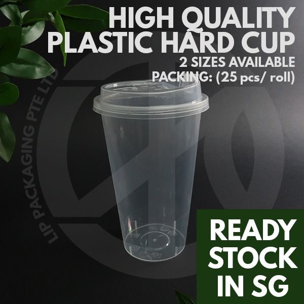 Hard Quality Cups Liho Bubble Tea Cups Plastic Hard Cups