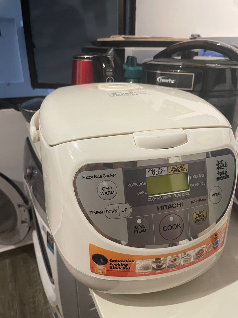 Hitachi Rice Cooker with steamer, TV & Home Appliances, Kitchen Appliances, Cookers on Carousell