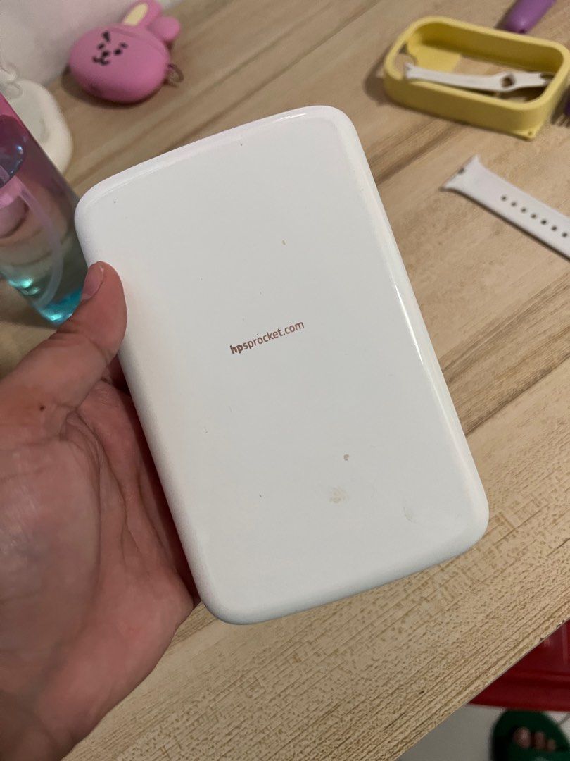 [Repriced] HP Sprocket Plus (Category: Cameras) located in Antipolo. Submitted by chelsealuzanta (Listing ID 1239672335, Image 2). Description: HP Sprocket Plus With charger No paper but working! Super nice for printing photosss.