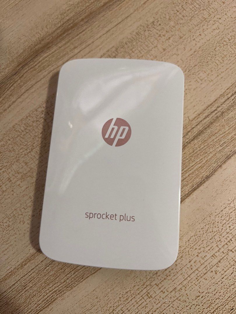 [Repriced] HP Sprocket Plus (Category: Cameras) located in Antipolo. Submitted by chelsealuzanta (Listing ID 1239672335, Image 1). Description: HP Sprocket Plus With charger No paper but working! Super nice for printing photosss.