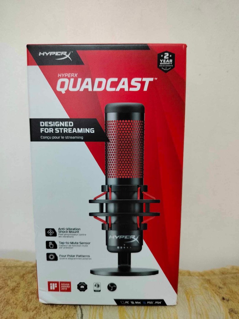 HyperX Quadcast, Audio, Microphones on Carousell