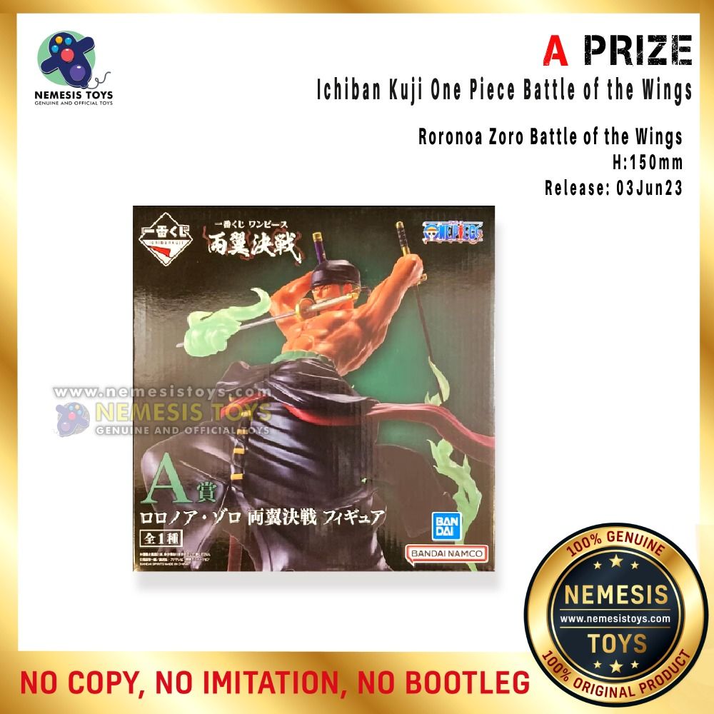 Ichiban Kuji One Piece Roronoa Zoro Battle Of The Wings Hobbies Toys Toys Games On Carousell