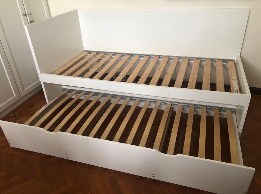 IKEA FLAXA trundle bed frame, Furniture & Home Living, Furniture, Bed