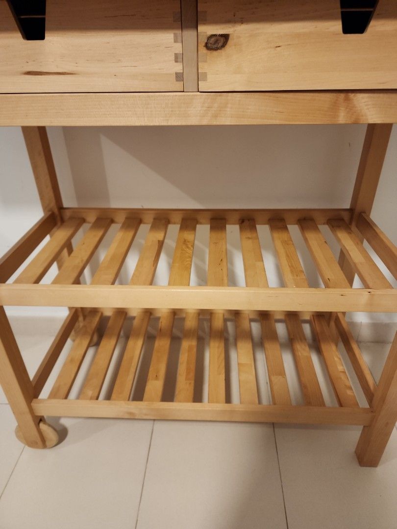IKEA Forhoja Kitchen Trolley Table, Furniture & Home Living, Furniture ...